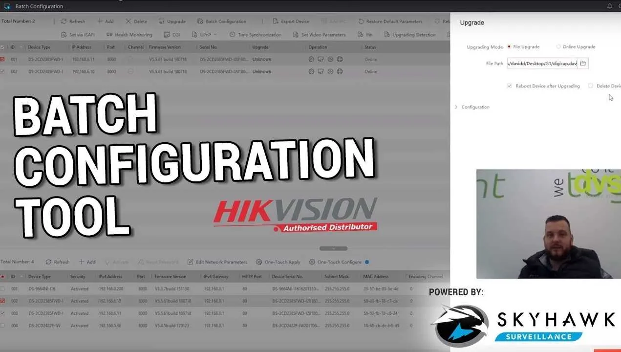 batch config hik
